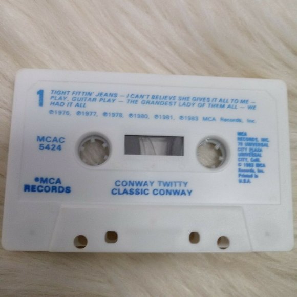 Vintage Conway Twitty Classic Conway Cassette Tape Vintage - Picture 4 of 11